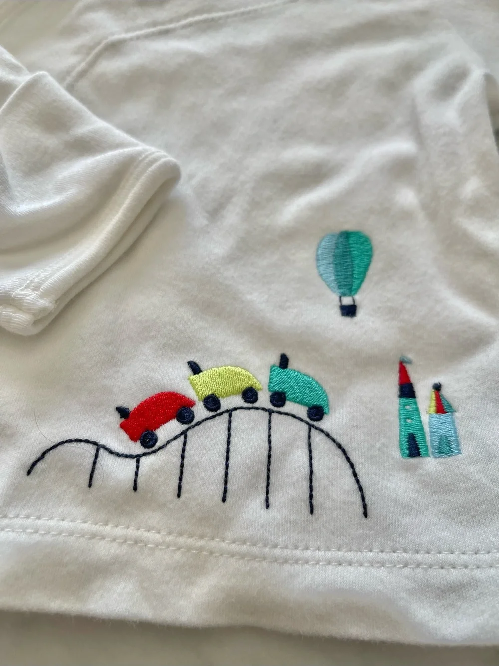 Magnetic Me 2 pc set London print with embroidery details